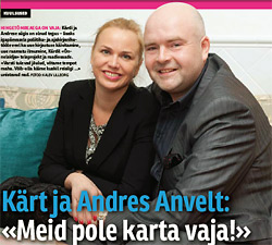 Kärt ja Andres Anvelti intervjuu Naistelehes